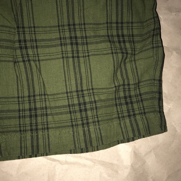 NWT VINCE Linen Blend Plaid Shorts Size 32 OKA - Picture 4 of 7